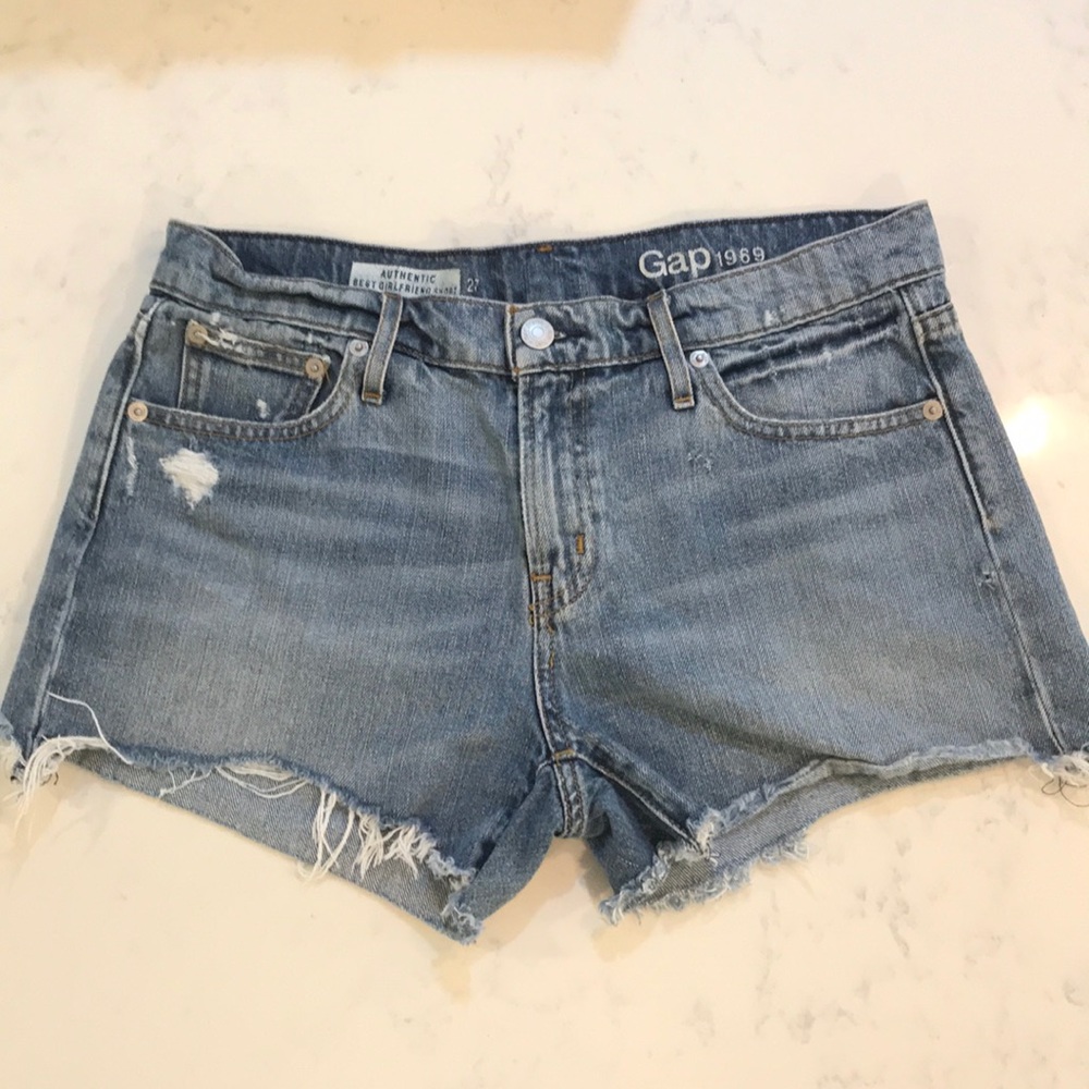 Gap Girlfriend Denim Shorts